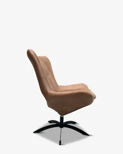 Lotus lænestol Cognac