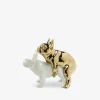 Love dogs figur Hvid/guld
