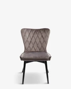 Marshall spisebordsstol Grå velour