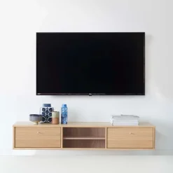 Mistral tv-bord Hvidpigm. eg