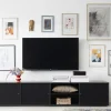 Mistral TV-bord Sortbejdset eg