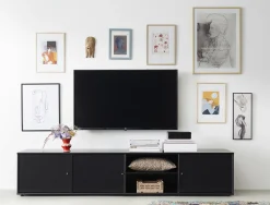 Mistral TV-bord Sortbejdset eg