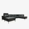 Modu byggesofa Antracite læder