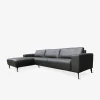 Modu byggesofa Antracite læder