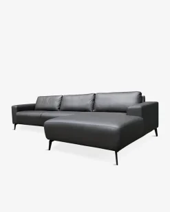 Modu byggesofa Antracite læder
