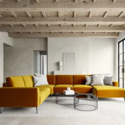 Modu hjørnesofa Gold velour