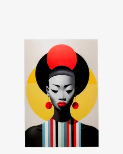 Muse retro lady red glas galleri Galleri