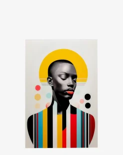 Muse retro lady yellow glas galleri Galleri
