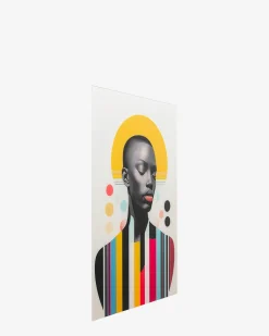 Muse retro lady yellow glas galleri Galleri