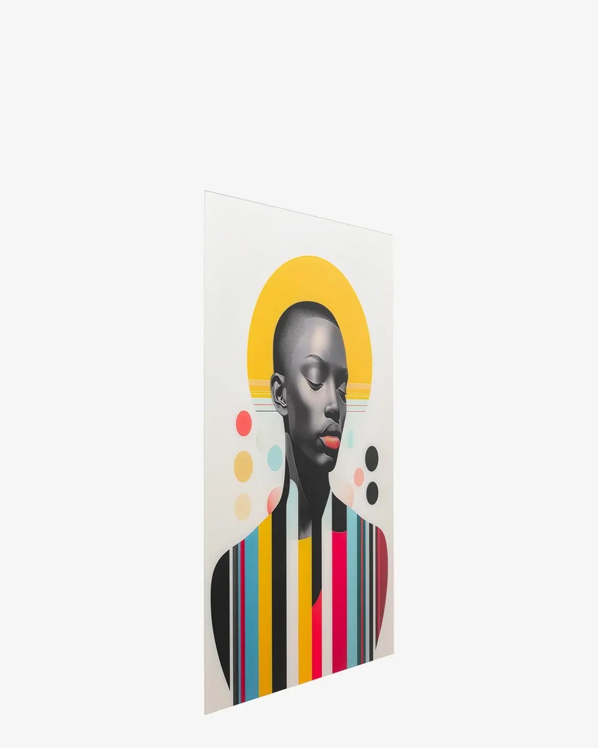 Muse retro lady yellow glas galleri Galleri