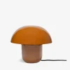 Mushroom bordlampe Brun