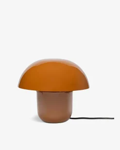 Mushroom bordlampe Brun