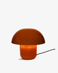Mushroom bordlampe Gul