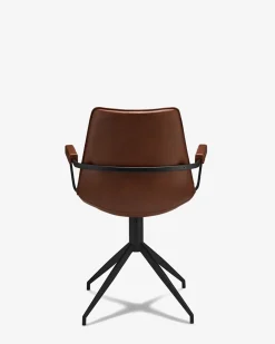 Nava spisebordsstol m/armlæn Cognac