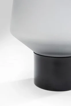 Noble ring vase Mat grå glas