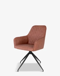 Olly spisebordsstol Cognac, m/drej