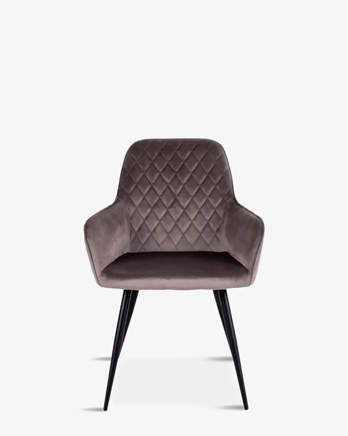 Olly spisebordsstol Gråbrun velour