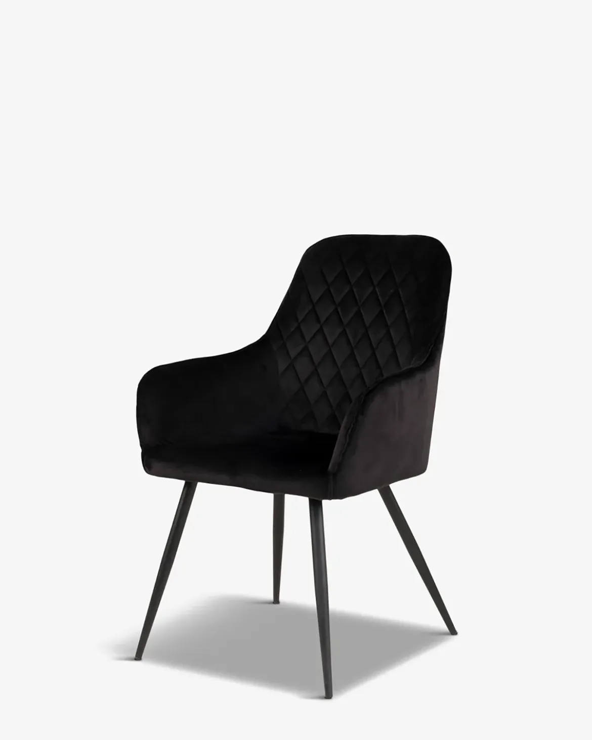 Olly spisebordsstol Sort velour