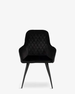 Olly spisebordsstol Sort velour
