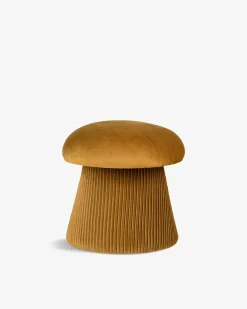 Paddehat puf Mustard #