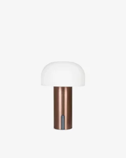 Porcini bordlampe Kobber