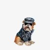 Punk bulldog sparegris Pynt