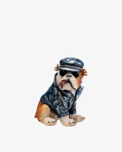 Punk bulldog sparegris Pynt