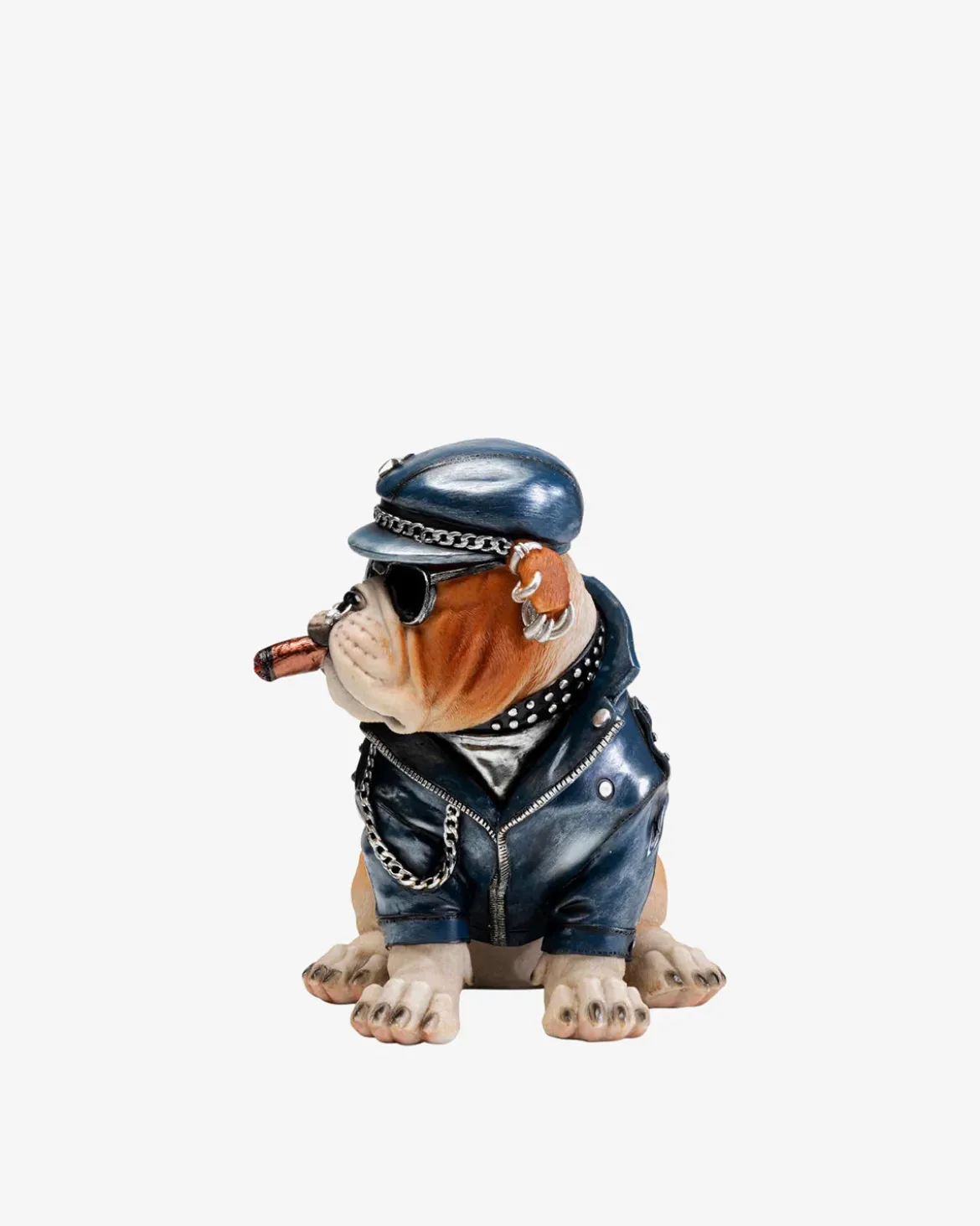 Punk bulldog sparegris Pynt