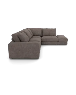 Rio hjørnesofa Højrevendt med pufafslutning