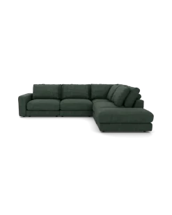 Rio hjørnesofa Højrevendt med pufafslutning