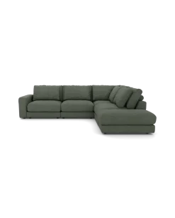 Rio hjørnesofa Højrevendt med pufafslutning