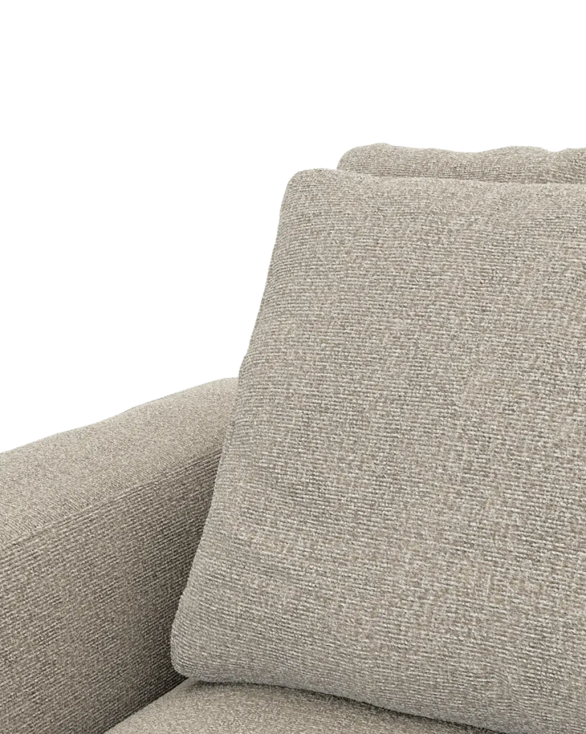 Rio hjørnesofa Højrevendt med pufafslutning