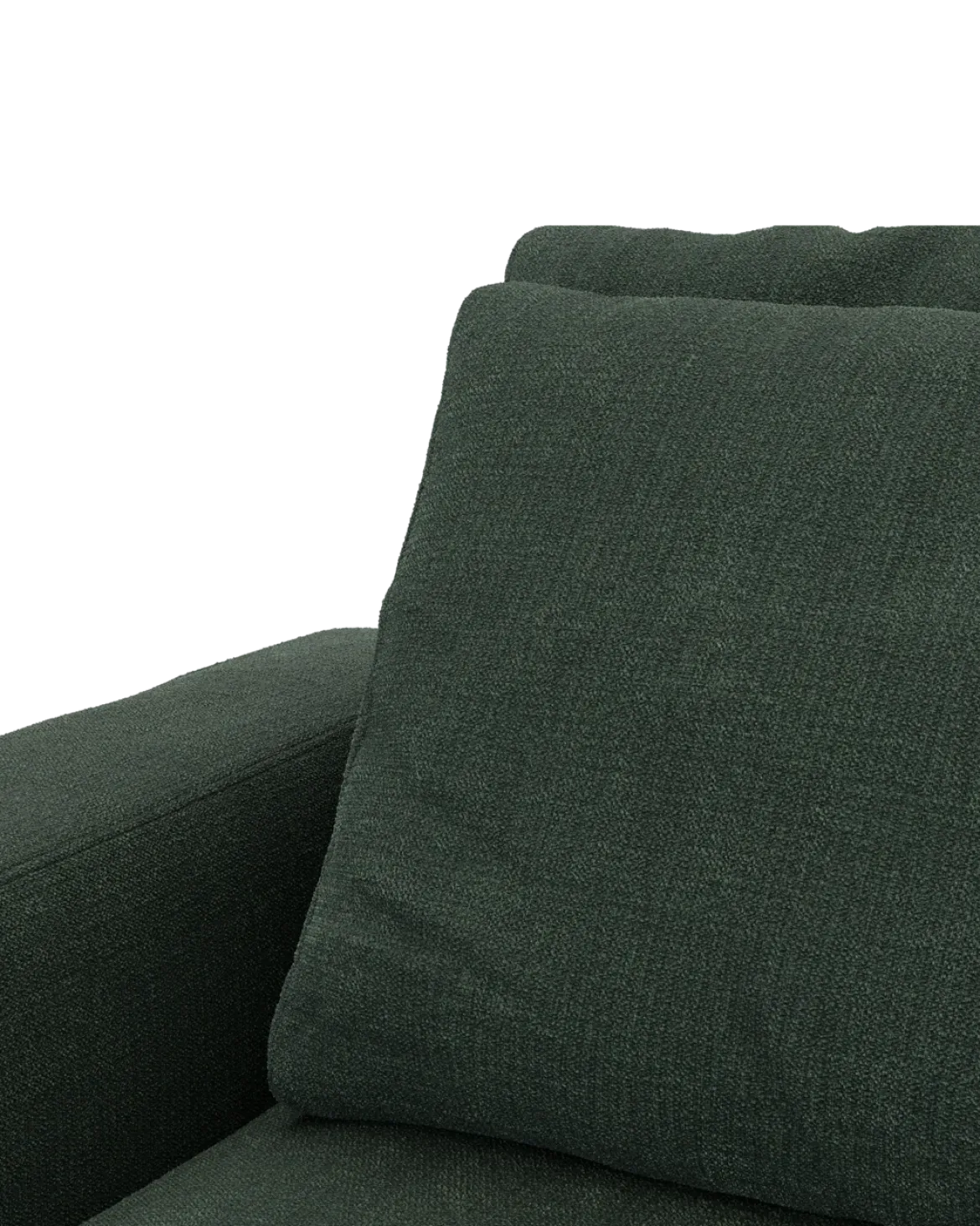Rio hjørnesofa Højrevendt med stor pufafslutning