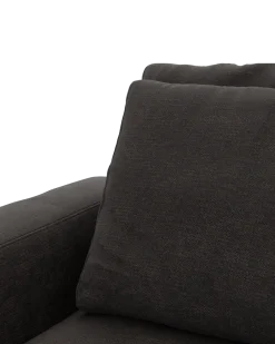 Rio hjørnesofa Højrevendt med stor pufafslutning