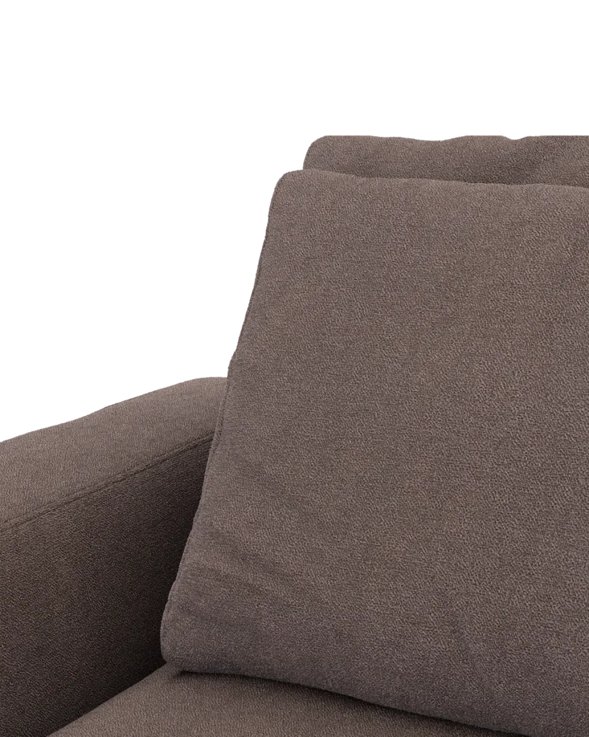 Rio hjørnesofa Højrevendt med stor pufafslutning