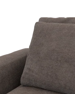 Rio hjørnesofa Højrevendt med stor pufafslutning