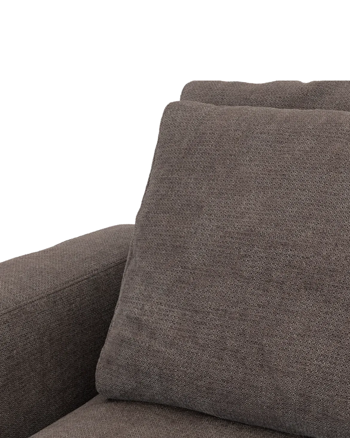 Rio hjørnesofa Højrevendt med stor pufafslutning