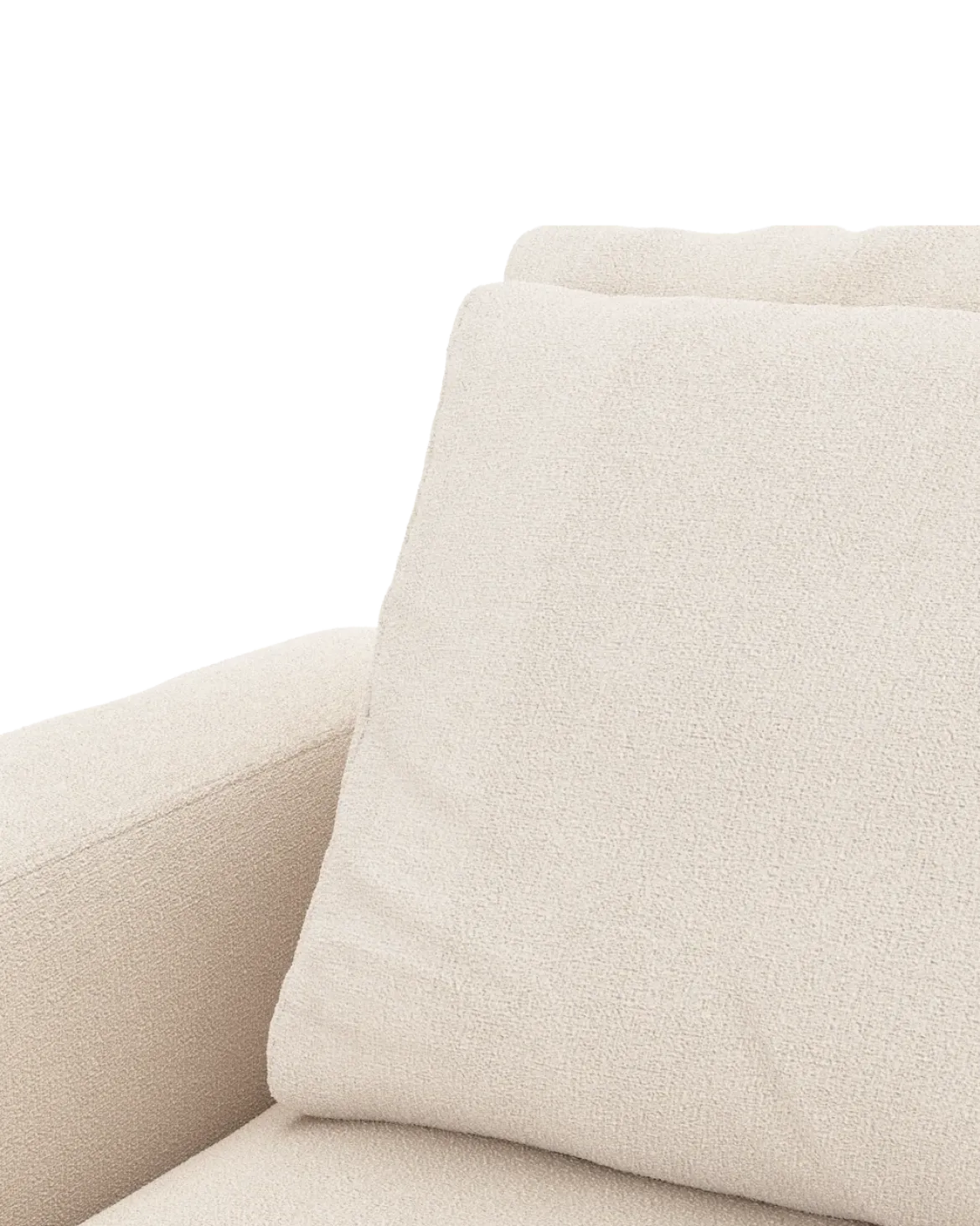 Rio hjørnesofa Højrevendt med stor pufafslutning