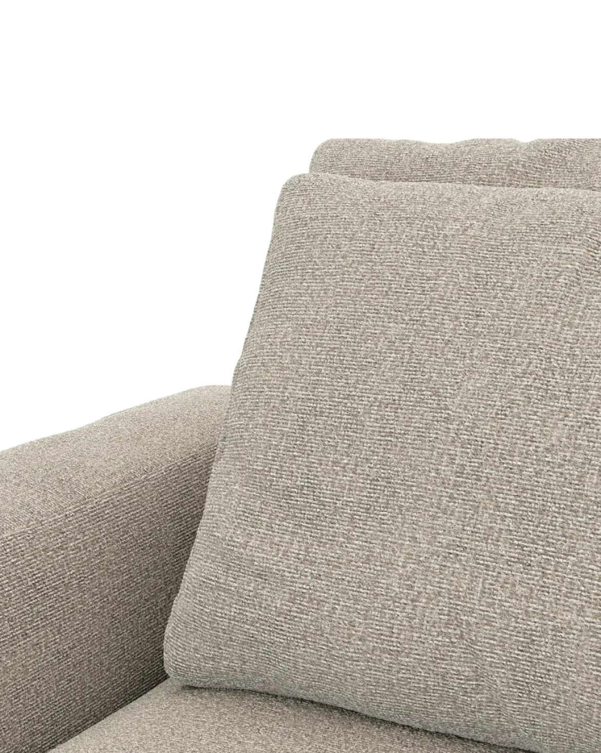 Rio hjørnesofa Højrevendt med stor pufafslutning