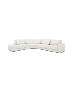 Rio hjørnesofa kurvet Venstrevendt med open end