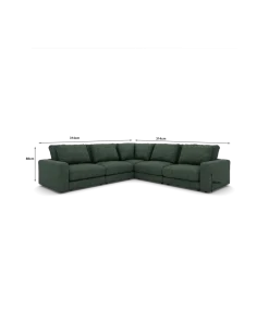 Rio hjørnesofa Vendbar symmetrisk opstilling