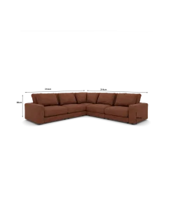Rio hjørnesofa Vendbar symmetrisk opstilling