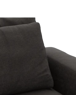 Rio hjørnesofa Venstrevendt med stor pufafslutning