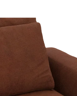 Rio hjørnesofa Venstrevendt med stor pufafslutning