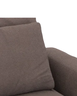 Rio hjørnesofa Venstrevendt med stor pufafslutning