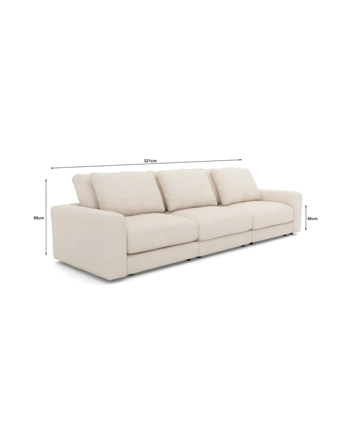 Rio 3 pers. sofa
