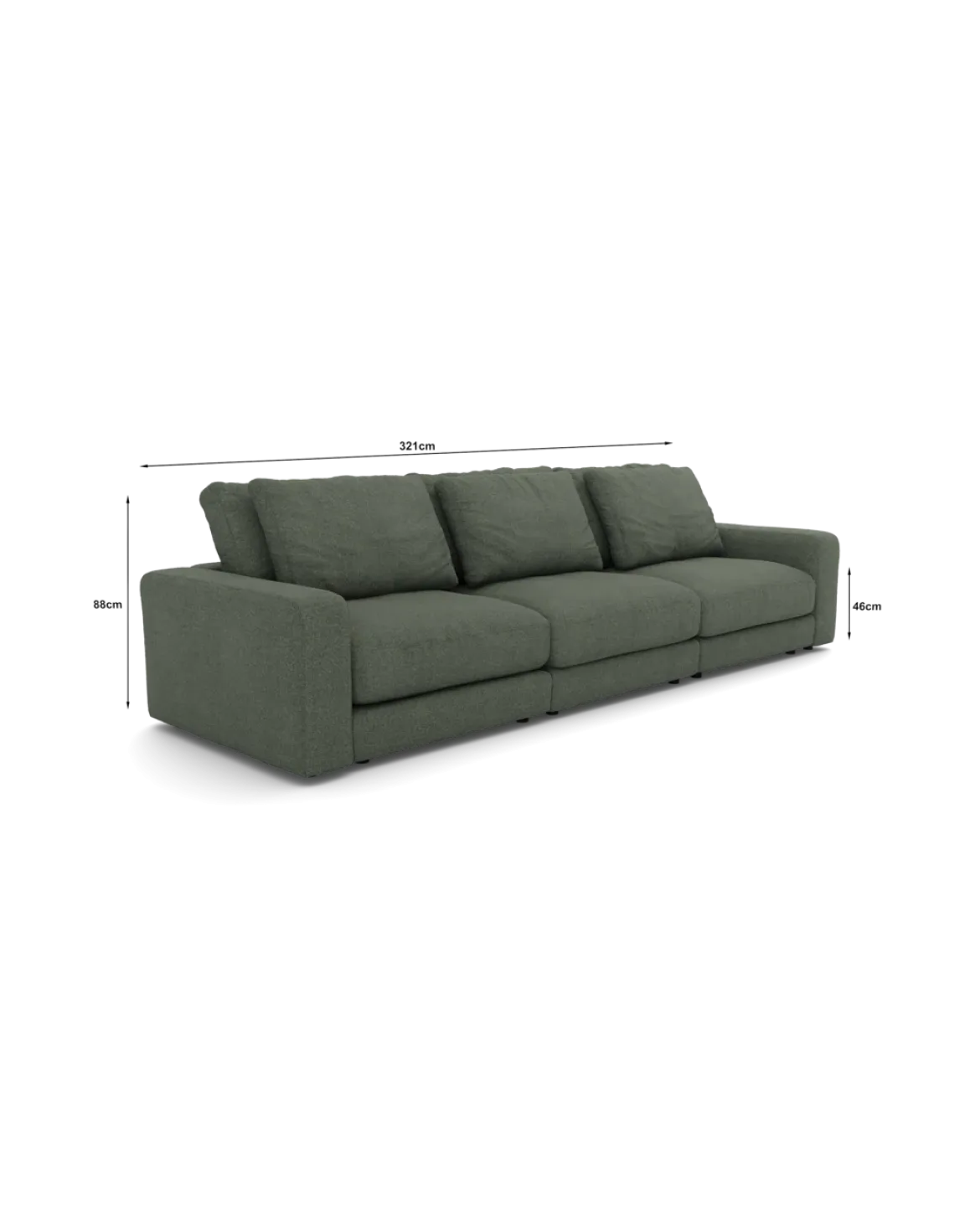 Rio 3 pers. sofa