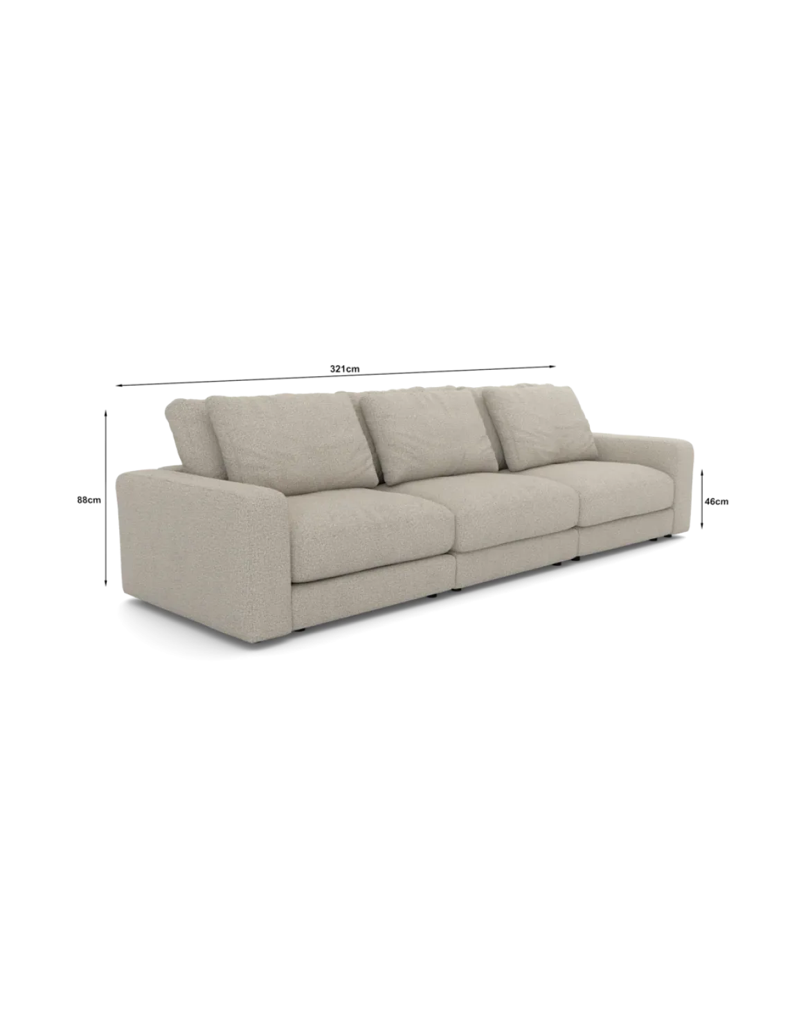 Rio 3 pers. sofa