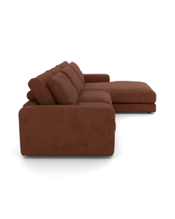 Rio Sofa Med chaiselong højre og bred arm