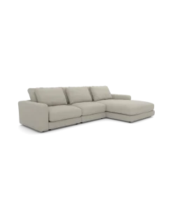 Rio Sofa Med chaiselong højre og bred arm